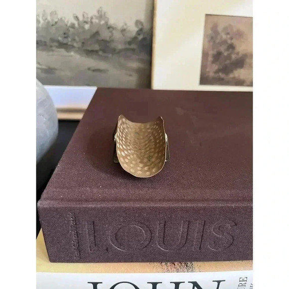 Vintage Hammered Copper Basket Toothpick Holder Match Holder Mini Log Holder - Picture 4 of 6